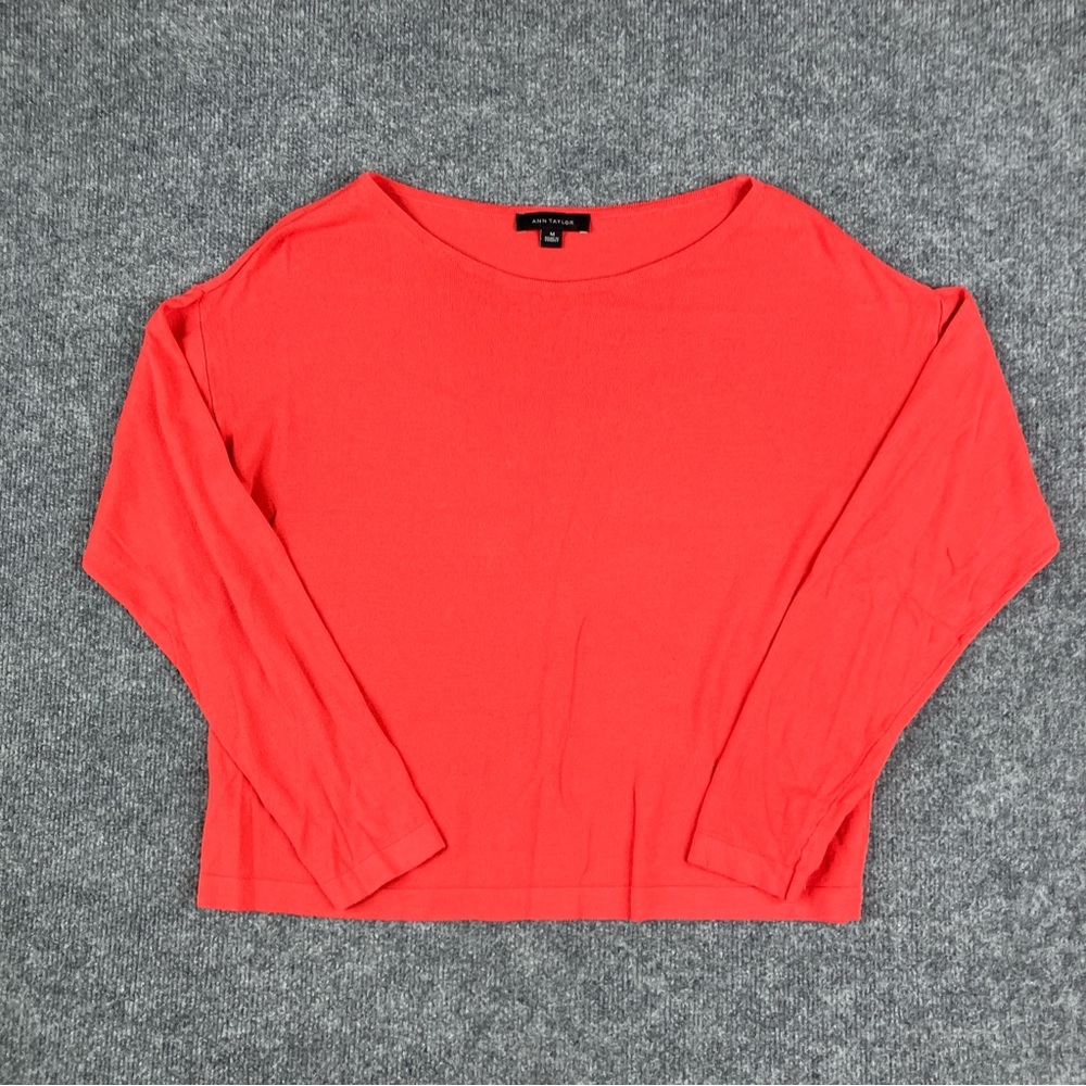 Ann Taylor Vibrant Coral Blouse
